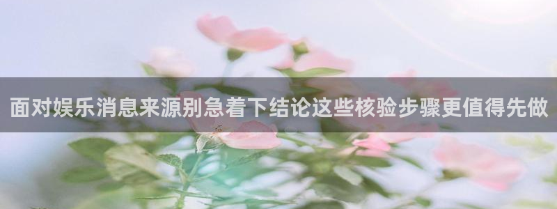 91黑料吃瓜网:面对娱乐消息来源别急着下结论这些核验步骤更值得先做